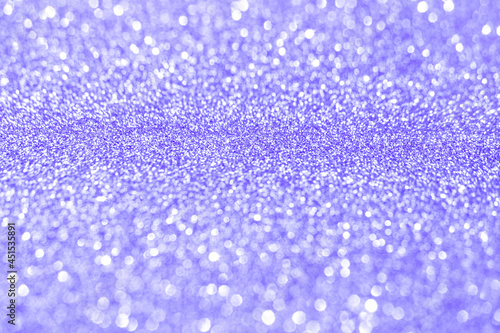 Purple glitter with selective focus