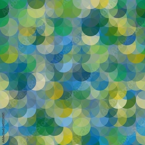 Abstract Seamless Colorful Circles Background