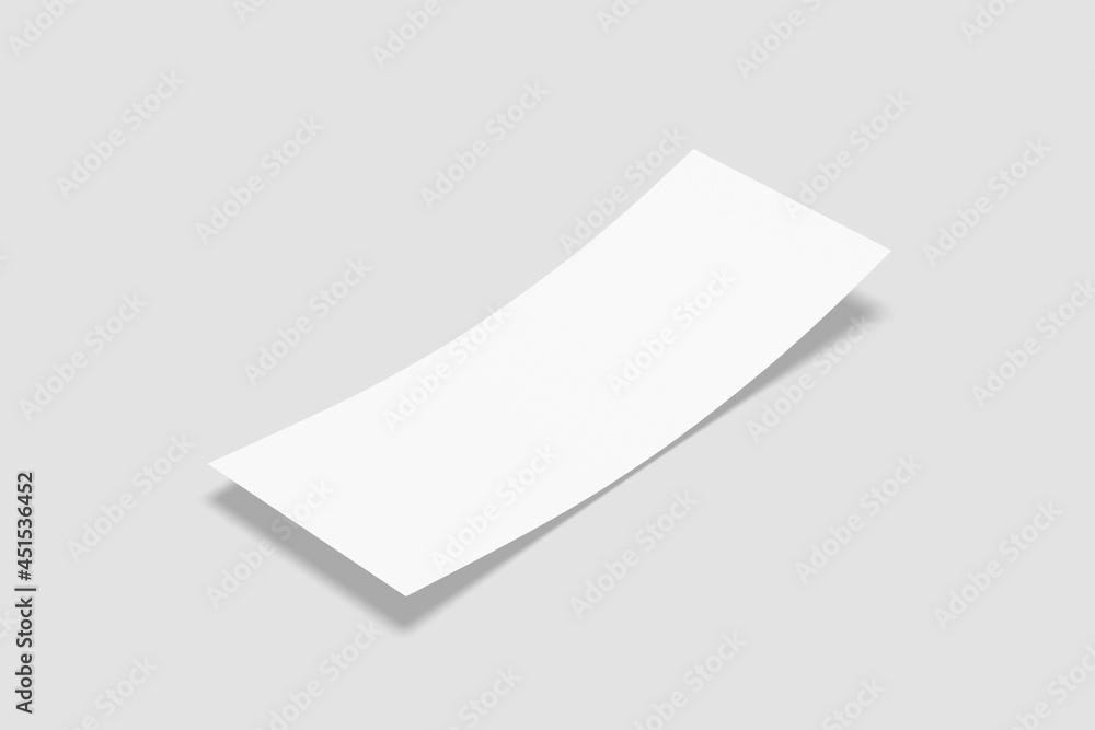 plain paper for all tickets product mockup plain paper for all tickets product mockup