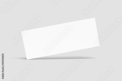 plain paper for all tickets product mockup © rahmad