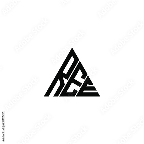 REE letter logo creative design. REE unique design
