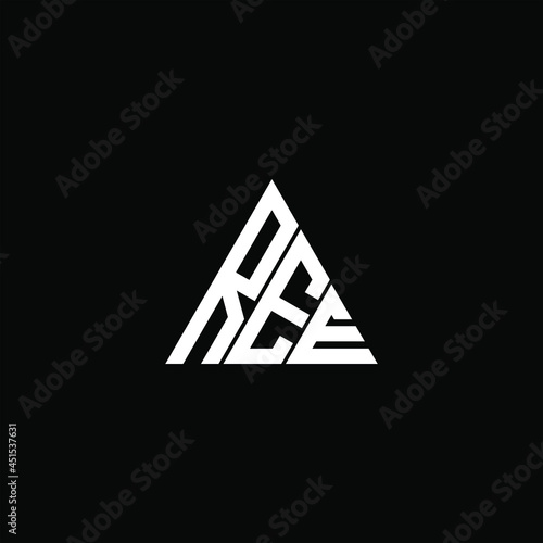 REE letter logo creative design. REE unique design
