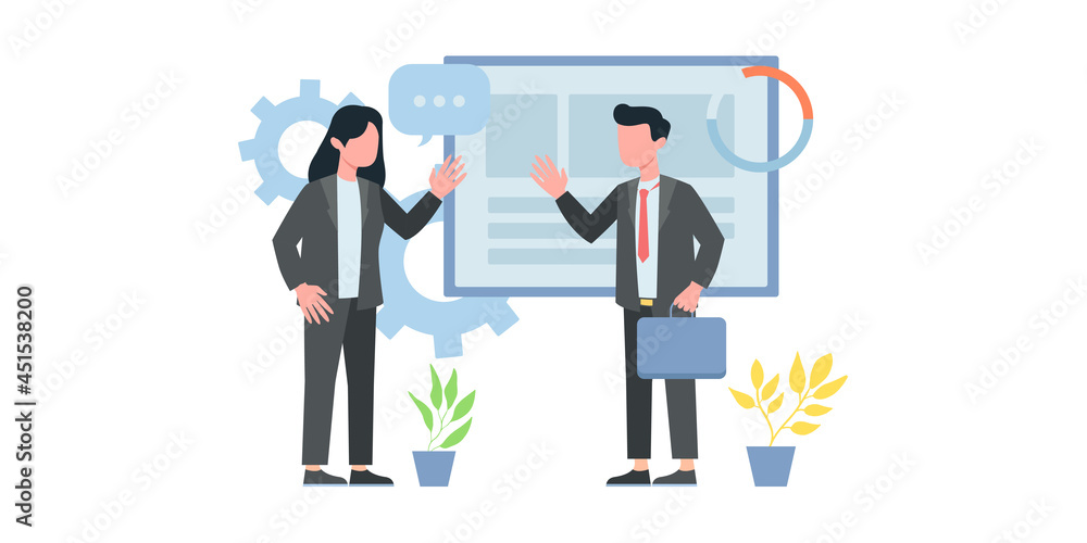 Business concepts of entrepreneurs. Concepts for web design. Market analytics. Finance prediction, trends forecast and business strategy analytics flat vector illustration Business concepts of entrepreneurs. Concepts for web design. Market analytics. Finance prediction, trends forecast and business strategy analytics flat vector illustration