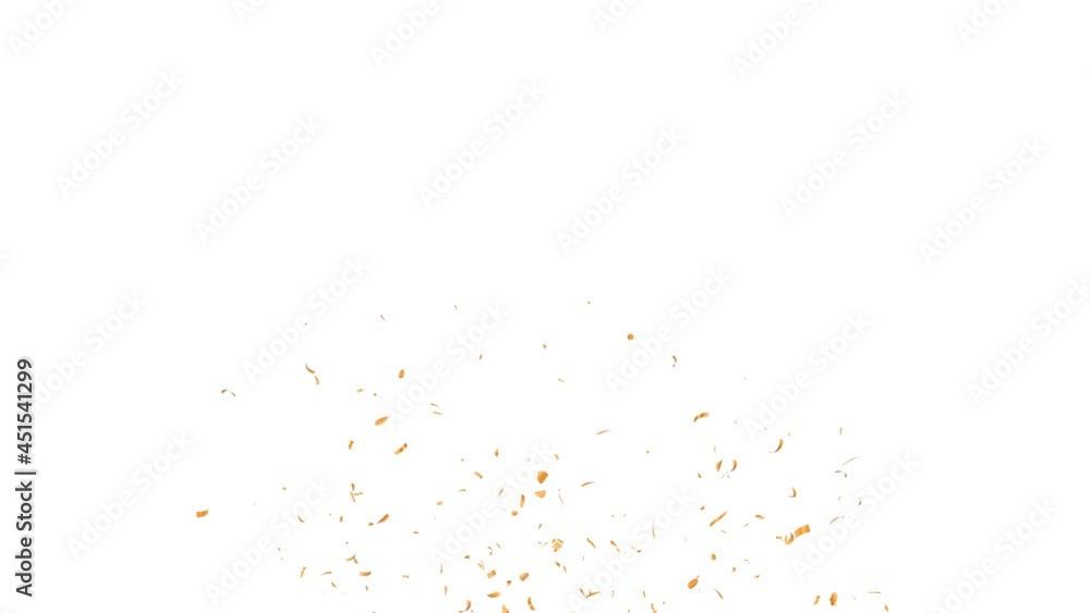 Gold Confetti Particles with Alpha Matte Channel. Gold Confetti Particles with Alpha Matte Channel.