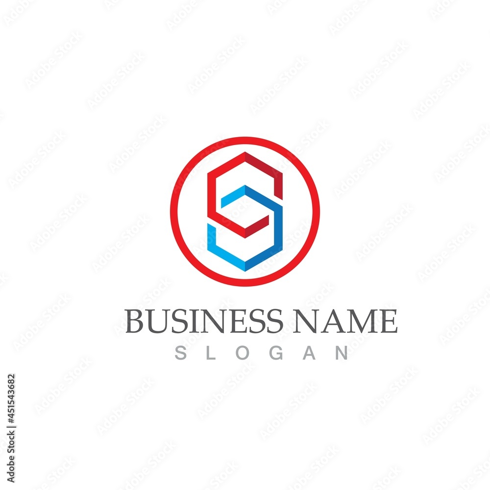 Business corporate S letter logo Business corporate S letter logo