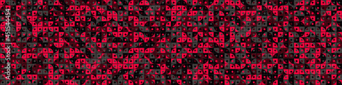 Abstract Geometric Pattern generative computational art illustration