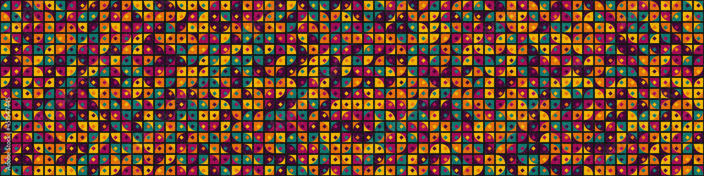 Abstract Geometric Pattern generative computational art illustration Abstract Geometric Pattern generative computational art illustration
