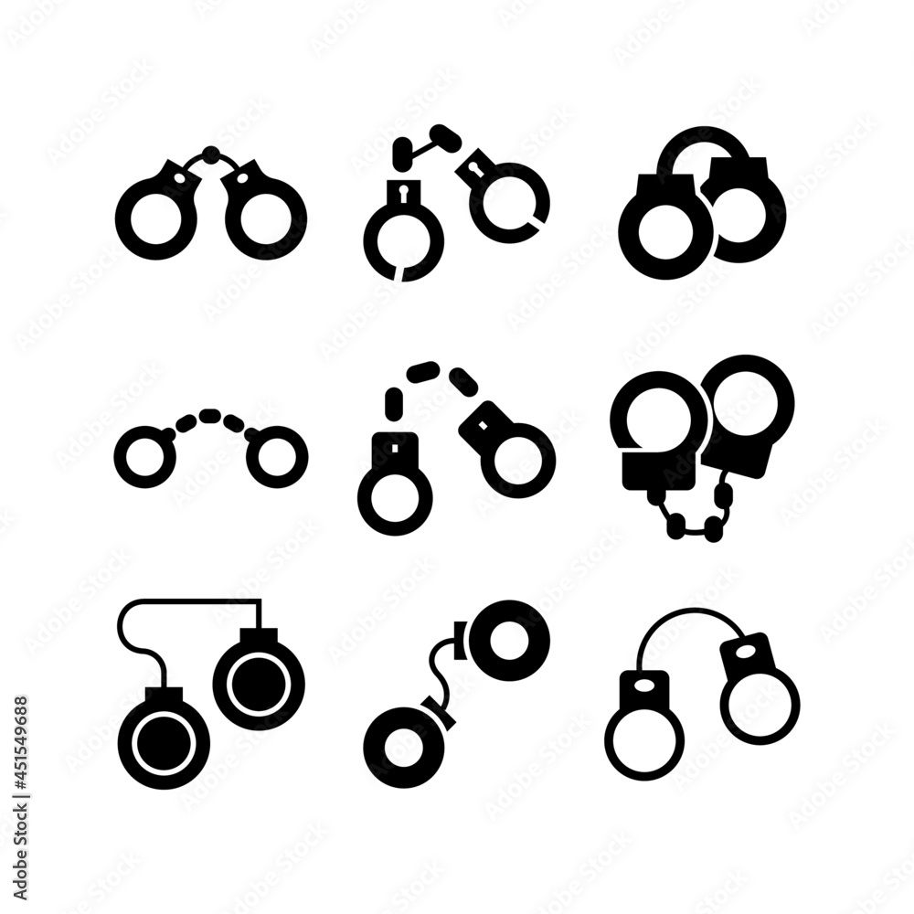 handcuffs icon or logo isolated sign symbol vector illustration - high quality black style vector icons
handcuffs icon or logo isolated sign symbol vector illustration - high quality black style vector icons