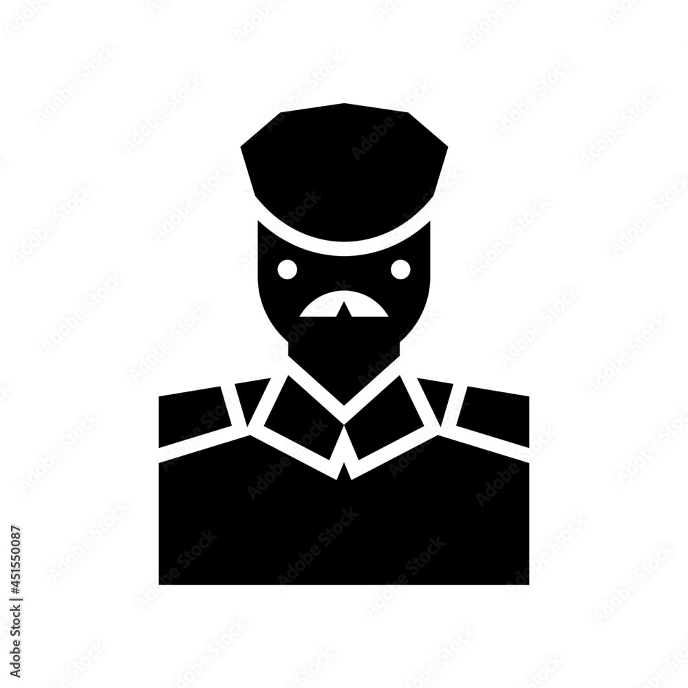 police icon or logo isolated sign symbol vector illustration - high quality black style vector icons
