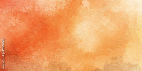 Rainbow pastel gradient background with watercolor paper texture, with Cream Yellow, Millenial Pink, Red, Apricot colors