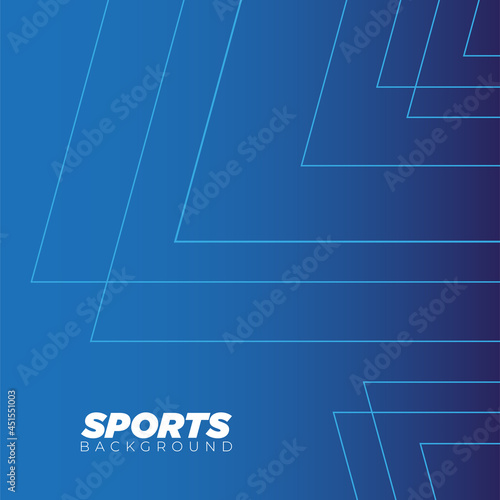 Simple Modern Vector Blue sport background for digital poster and websites 