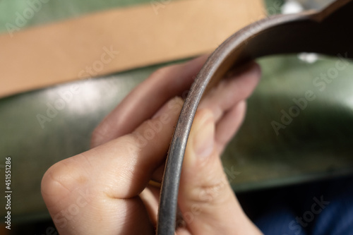 Leather craft is a popular hobby. 