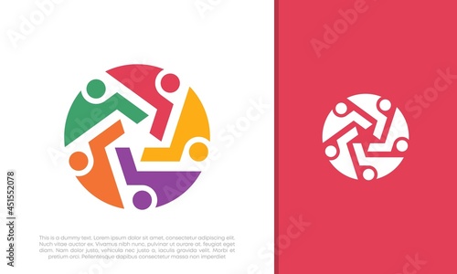 Free Download Global Community Logo Icon Elements Template. Community human Logo template vector. Community health care. Abstract Community logo. Social Networking logo designs. - GFXLoad