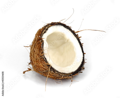 Coconut isolated on a white Background.