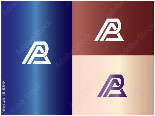  Hello  initial PA letter logo.This file Ai EPS  JPG