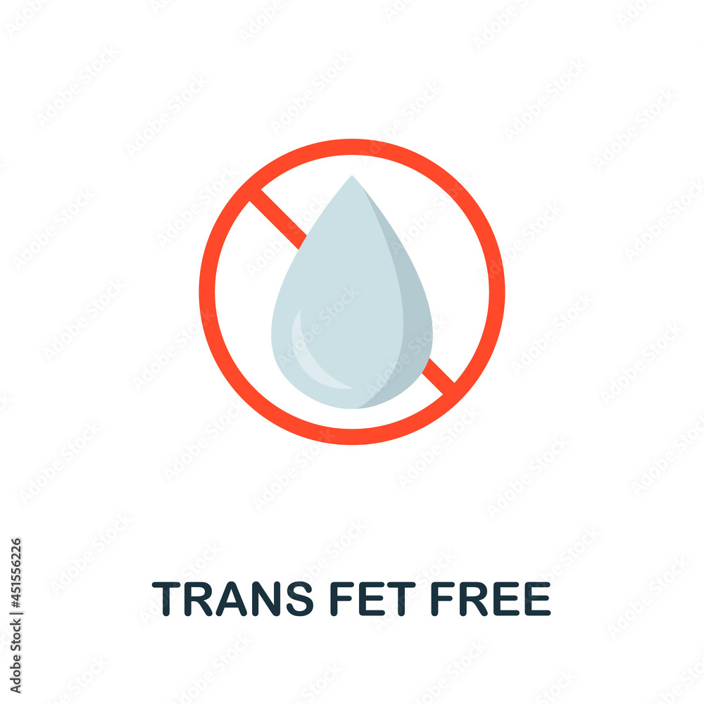 Trans Fet Free icon. Flat sign element from eco friendly product collection. Creative Trans Fet Free icon for web design, templates, infographics and more Stock-Vektorgrafik | Adobe Stock Trans fet free icon. flat sign element from eco friendly product collection. creative trans fet free icon for web design, templates, infographics and more stock-vektorgrafik | adobe stock