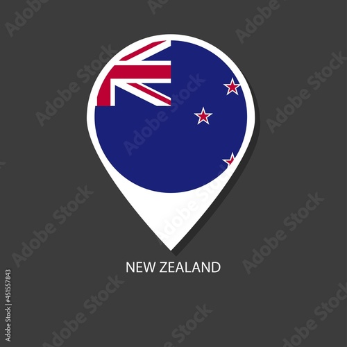 New Zealand flag Vector marker with flags. Free Download New Zealand flag Vector marker with flags. - GFXLoad