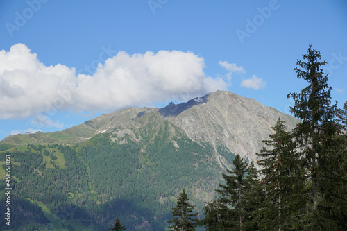 Wanderung auf den Zunig bei Matrei in Osttirol: Blick nach Norden Richtung Bretterwandspitze