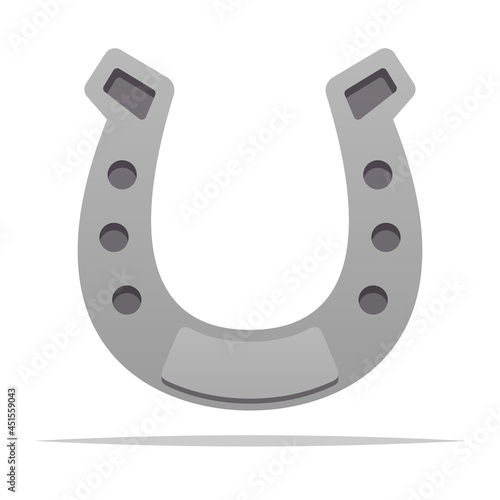Horseshoe vector isolated illustration