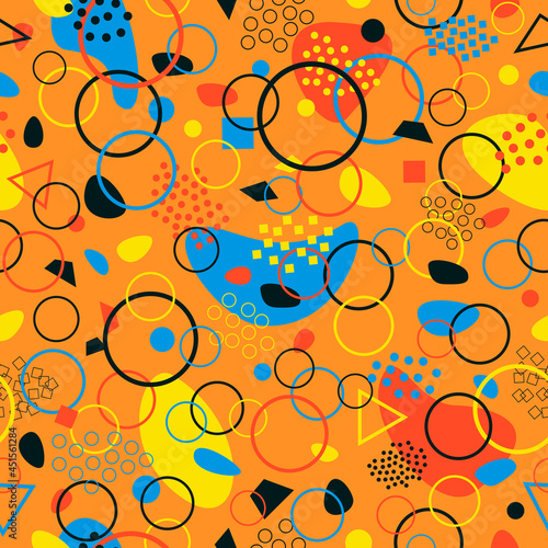 Abstract geometric seamless pattern. Abstract modern trendy vector illustration. Texture for design of wallpaper, poster, illustration