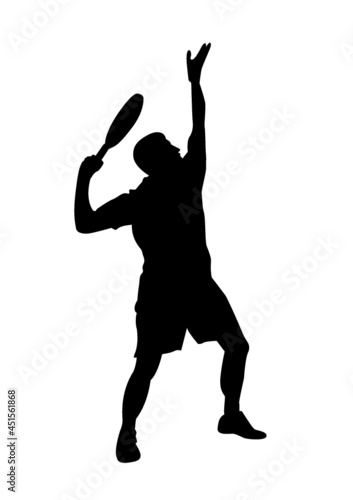 Padel player on bandeja shot