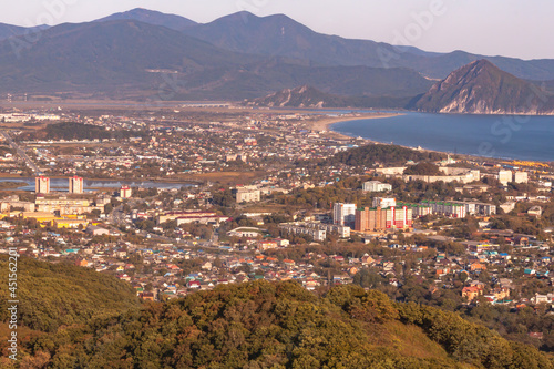 Quadro su tela Nakhodka town, Far East, Russia