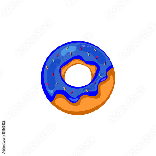 Blue donut