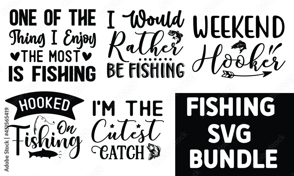 New Fishing SVG Design Bundle