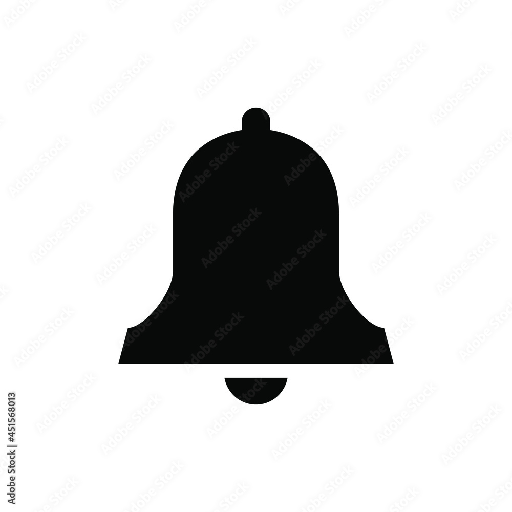 Bell icon vector graphic Bell icon vector graphic