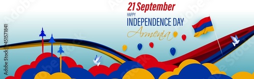 vector illustration for independence day-Armenia-21 September