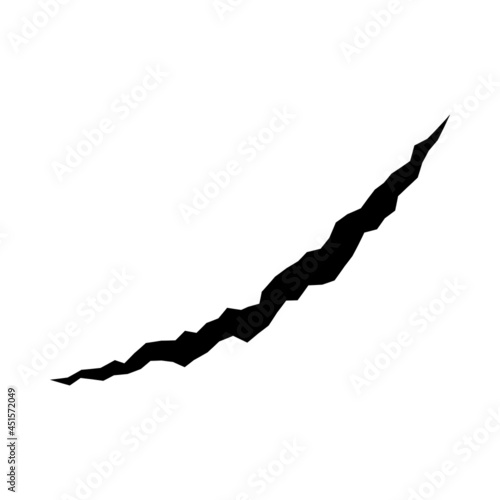 Scratch icon vector. claws illustration sign collection. cut symbol or logo.