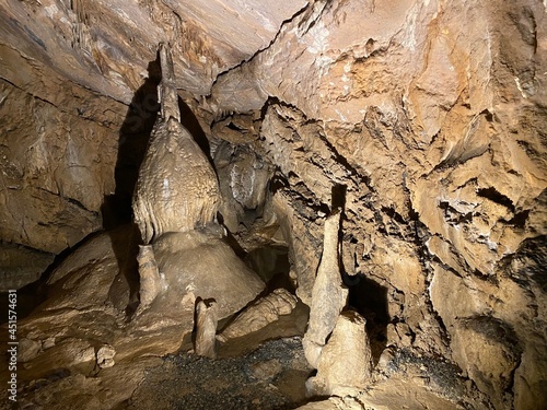 Tourist Lokvarka cave in the Gorski kotar region - Lokve, Croatia (Turistička špilja Lokvarka u regiji Gorski kotar - Lokve, Hrvatska) photo