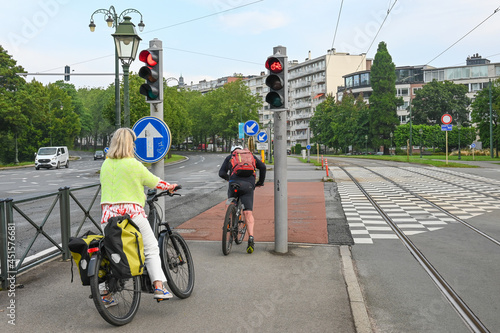 velo cycliste ville Bruxelles piste cyclable