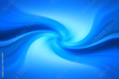 abstract blue twirl effect background with wave line