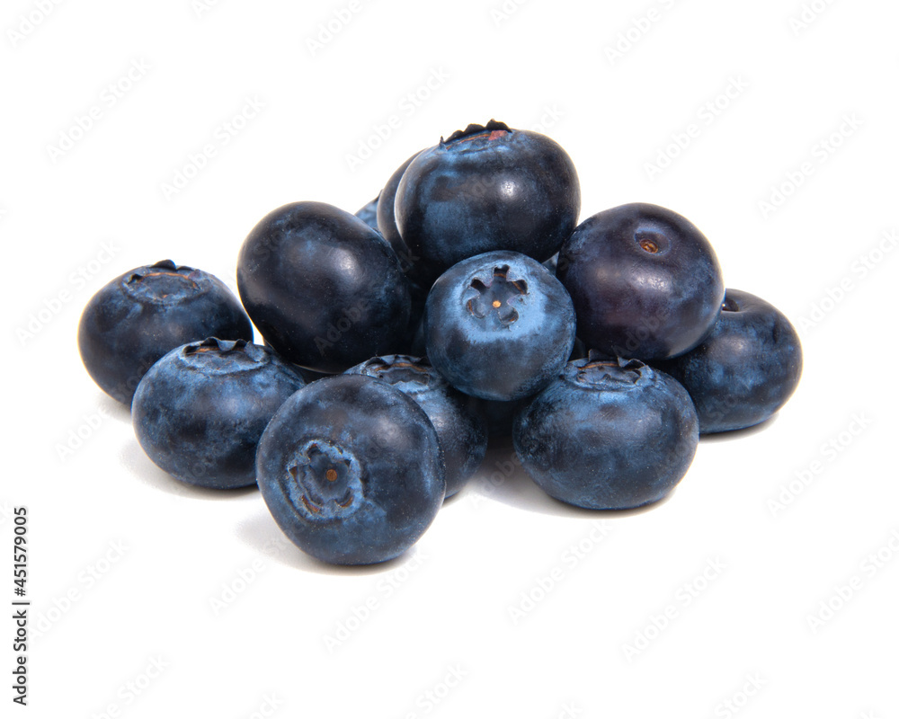 Fresh blueberry isolated on the white background Fresh blueberry isolated on the white background