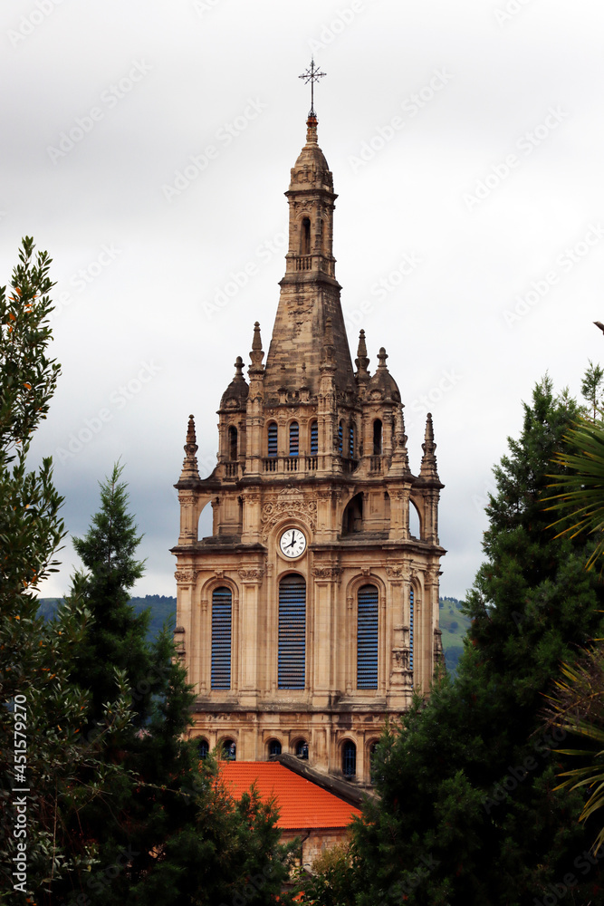 Church in the city of Bilbao