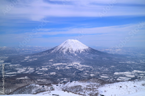 北海道　ニセコアンヌプリからの羊蹄山 © Shinsam