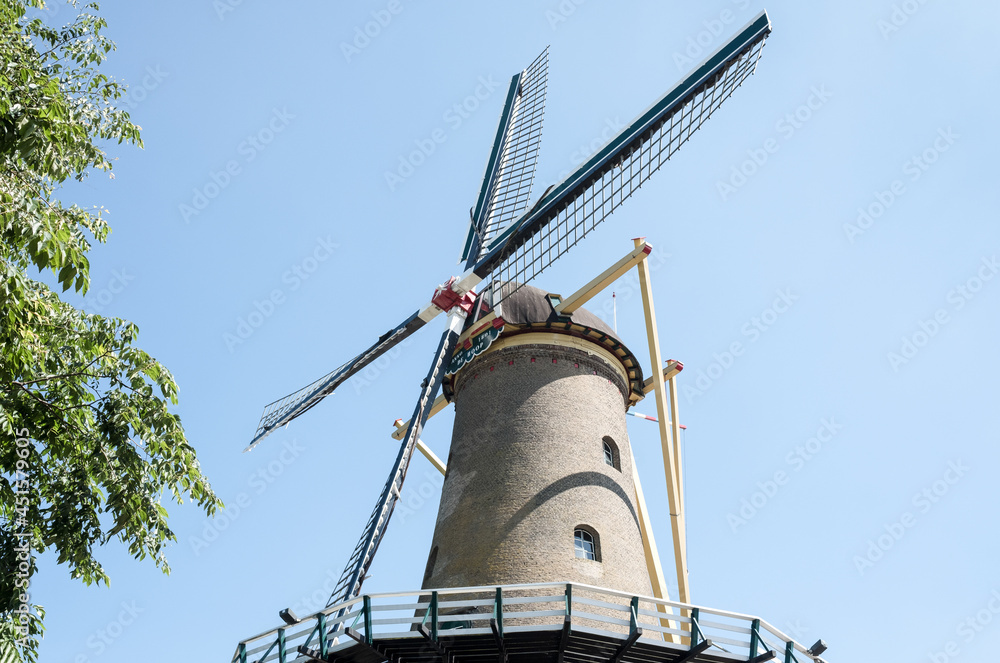 flour mill de Hoop in Hellevoetsluis, Zuid-Holland Province, The Netherlands