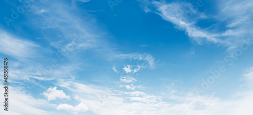 blue sky with white cloudy