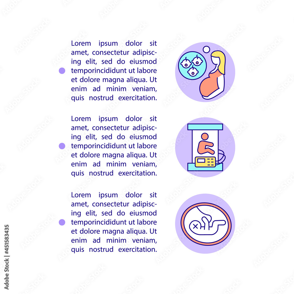 Early, multiple births and stillbirths concept line icons with text. PPT page vector template with copy space. Brochure, magazine, newsletter design element. Linear illustrations on white Early, multiple births and stillbirths concept line icons with text. PPT page vector template with copy space. Brochure, magazine, newsletter design element. Linear illustrations on white