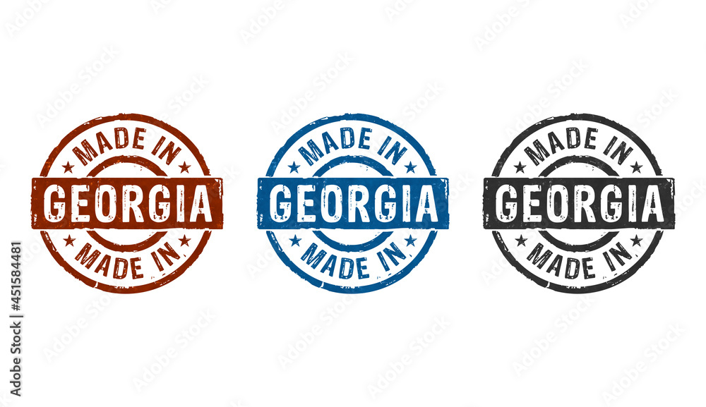 Made in Georgia stamp and stamping
