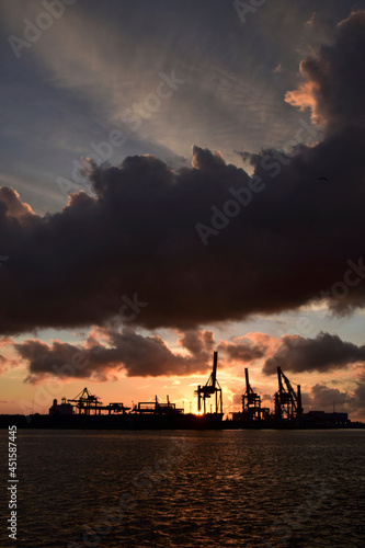 harbour port of Rotterdam