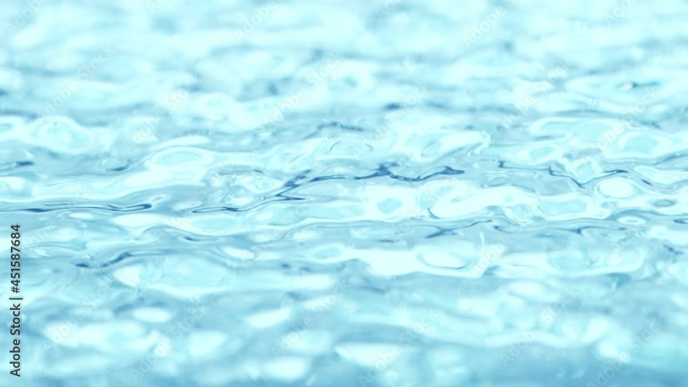 Super Slow Motion Shot of Waving Blue Clear Water at 1000fps. Super Slow Motion Shot of Waving Blue Clear Water at 1000fps.