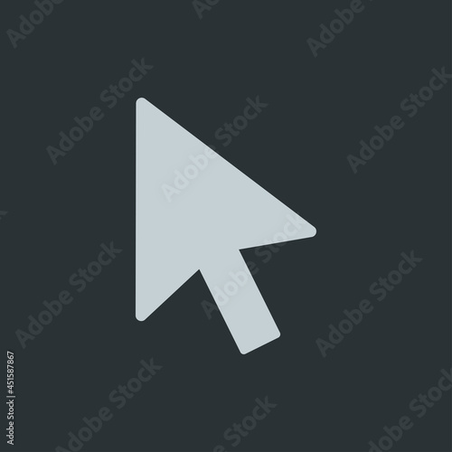 Free Download Cursor icon on navy background - GFXLoad