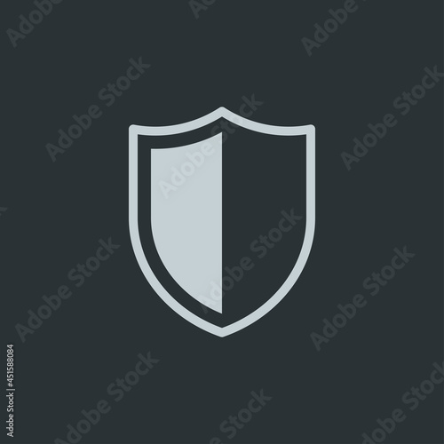 Shield icon on navy background Free Download Shield icon on navy background - GFXLoad