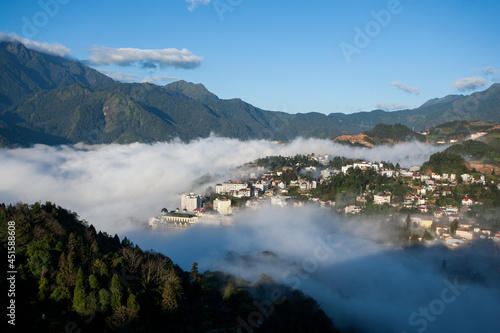 misty morning in the mountains © duong