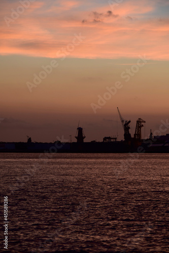 harbour port of Rotterdam