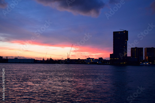 harbour port of Rotterdam