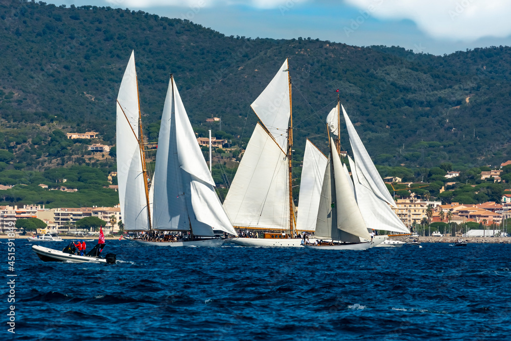 Fototapeta premium Voiles de Saint Tropez 
