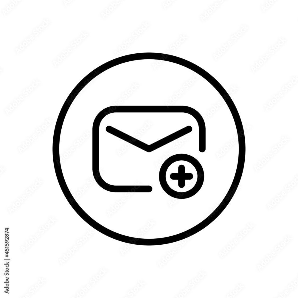 Create message vector line icon . Editable Stroke Create message vector line icon . Editable Stroke
